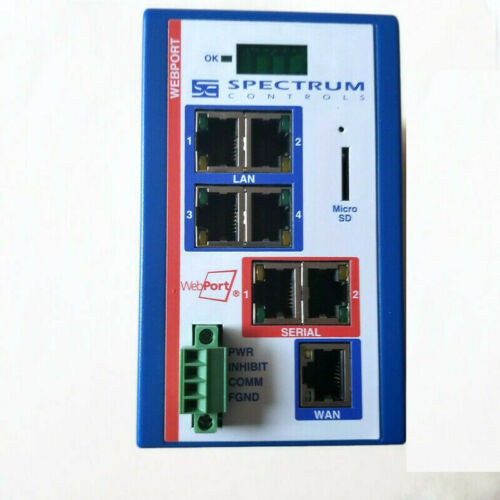 Spectrum Controls Webport Wp-R-Et-Sw-0 Remote Access Module Gateway Vpn