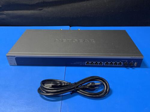 Netgear Prosafe Xs708T 8-Port 10 Gigabit Smart Managed Switch Without Ears