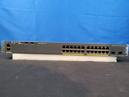 Cisco Catalyst  Ws-C2960X-24Td-L 24-Port  Lan Base 10G Uplink Network Switch