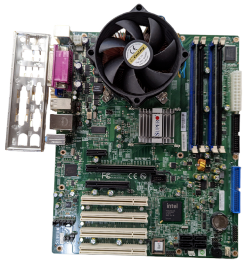 Supermicro Industrial Pentium 4 Pdsla-Si011 Rev 1.01 Motherboard /W Cpu