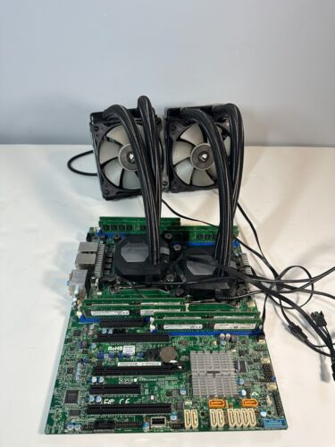 Mobo/Cpu/Ram/Cooler Combo 2X Intel Xeon E5 2660 V3 Supermicro X10Dal-I 64Gb Ddr4