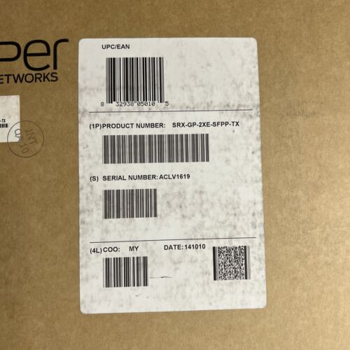 Juniper Srx-Gp-2Xe-Sfpp-Tx 2-Port 10Gbe Sfp+ 10G Base-T Copper Xpim