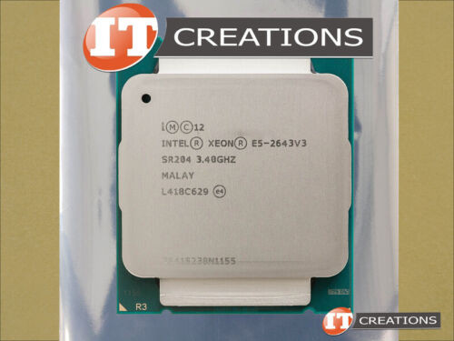 Hp Cpu Intel Xeon 6 Core Processor E5-2643V3 3.4Ghz For Hp Z640 Z840 790097-001