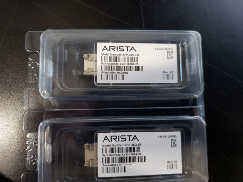 Arista Sfp-25G-Lr Transceiver, Up To 10Km Over Single-Mode Fiber.(10+ Available)