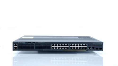Cisco Ws-C2960X-24Psq-L Cisco 2960-X 24-Port Gbe Poe+ Switch