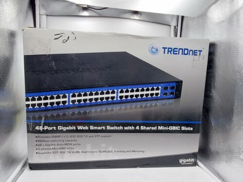 Trendnet Teg-448Ws 1Gps 48 Port Fast Ethernet Switch