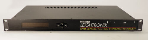 Leightronix Inc. Snm-45R-2 Snm Eries Routing Switcher Manager
