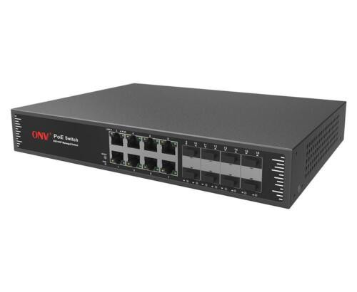 810/100/1000M Poe+8Gigabit Sfp 130W 16-Port Ful Gigabit L2+ Managed Poe Switch