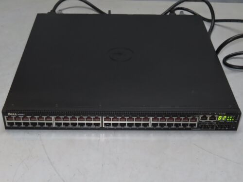 Dell N3048P 48-Port Poe+ Network Switch + 0J3Pc9 2-Port 10Gbe Sfp & Dual Psu