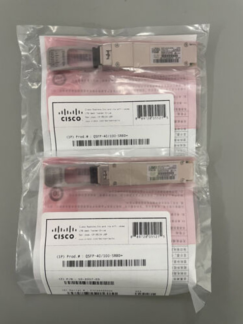 Genuine Cisco Qsfp-40/100-Srbd Module