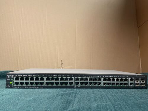 Cisco Sf500-48-K9 V02 48-Port 10/100 Stackable Managed Switch