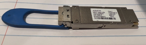 Arista Qsfp-100G-Lr4 Xvr-00068-01 100Gbase-Lr4 Qsfp28 10Km Lc Smf Transceiver