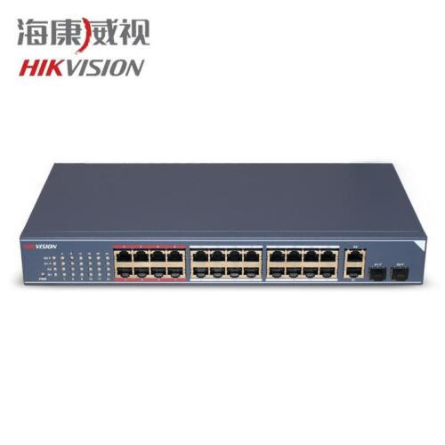 Hikvision Ds-3E0326P-E 100Mbps 24 Port Unmanaged 4K Poe Switch For Cctv Cameras