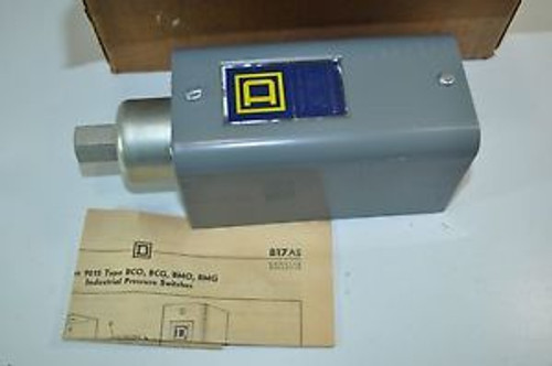 New Square D Sq. D Industrial Pressure Switch 9012  # Bcg-2  42-44 Psi  Type B