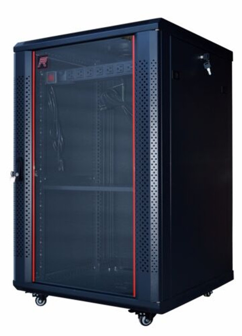 18U 24" Depth Best Wall/Floor Mount Rack Network Server Data Cabinet