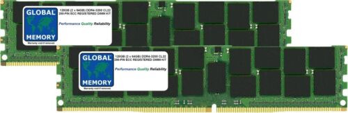 128Gb 2X64Gb Ddr4 3200Mhz Pc4-25600 288-Pin Ecc Approved Rdimm Server Memory Set-