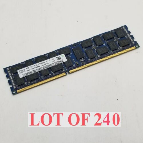 Mixed Brand 8Gb Pc3/Pc3L Ddr3 Registered Server Memory Stick Module Ram Lot 240