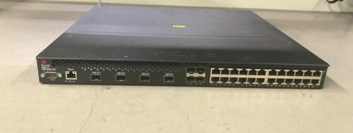 Brocade Netiron Br-Ces-2024C-4X-Ac Dual Ac 24 Port Managed L3 Switch Tested