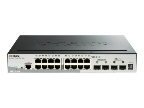 D-Link Dgs 1510-20 Switch L3 Smart 16 X 10/100/1000 + 2 X Dgs-1510-20/E