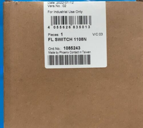 1Pcs Phoenix Contact 1085243 Module Fl Switch 1108N