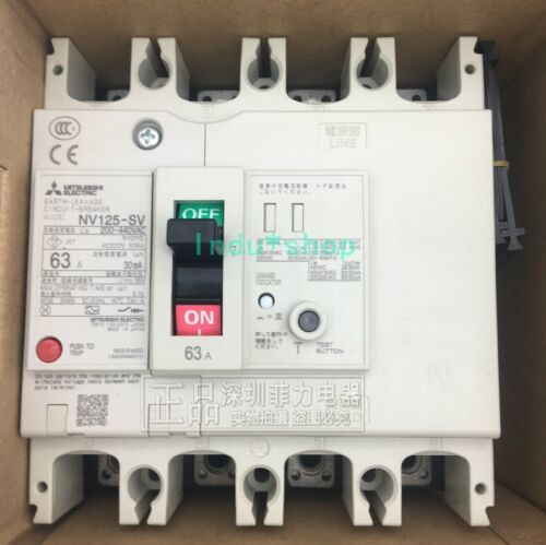 1Pcs Circuit Breaker Air Switch Nv125-Sv 4P 63A-