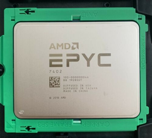 Amd Epyc 7402 24C 2.8Ghz 128M Ddr4-3200 180W Dell 100-000000046