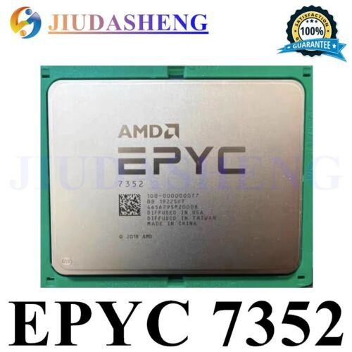 Amd Rome Epyc 7352 2.30Ghz 24-Core 128Mb Sp3 155W Cpu Processor No Vendor Lock