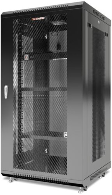 22U Server Rack It Data Box Vented Mesh Enclosure (24"W X24"D X43"H)