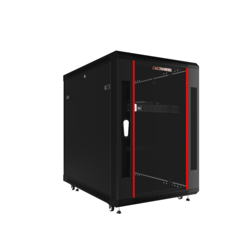 Sysracks 12U 35 Inch Depth - Server Rack Cabinet - Pdu - Shelf - Fan - Casters