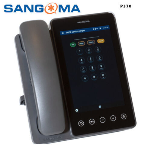 Sangoma P370 16-Line Executive Office Phone Hd Gigabit Bluetooth Wifi