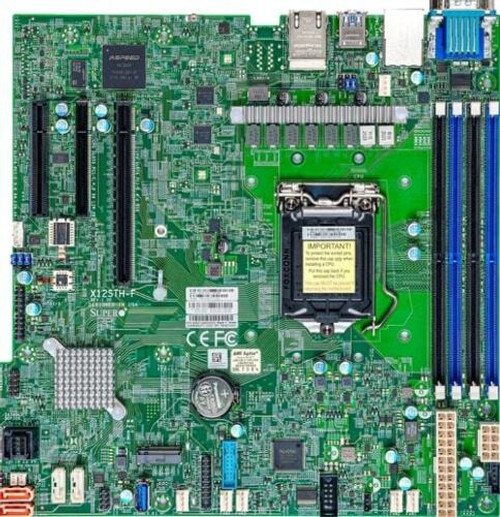 Supermicro X12Sth-F Lga1200 Intel C256 Ddr4 Sata3 M.2 Micro Atx Motherboard Bulk