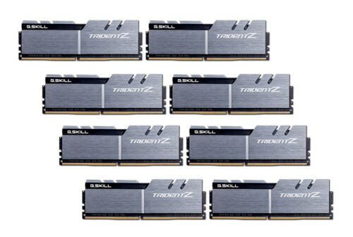 128Gb G.Skill Ddr4 Trident Z 3200Mhz Pc4-25600 Silver/Black Octuple Kit 8X16Gb