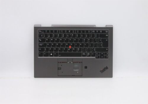 Lenovo Yoga X1 5Th Palmrest Keyboard Top Cover German Grey 5M10Z37090-