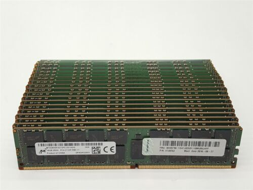 Micron 16Gb 2Rx4 Pc4-2133P-Rb011 Rdimm Ddr4 Ecc Server Memory Dpagkg2003 Lot 20