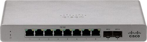 Cisco Systems Meraki Go Gs110-8 8 Port Network Switch Cloud Managed