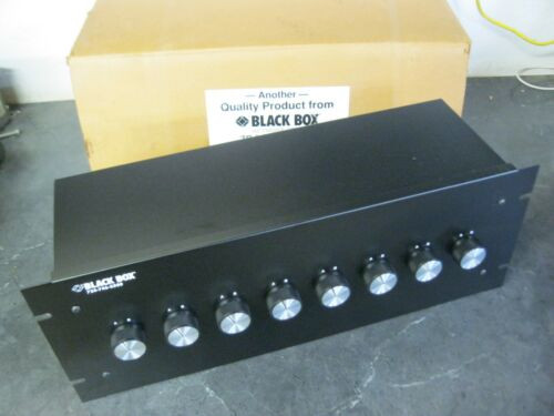 Black Box 19 Inch Rackmount Sm025A-Fff 8-Abc Selector Switches 25 Leads Switched