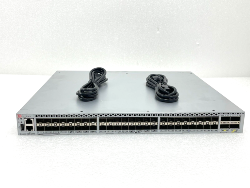 Used Brocade Br-Vdx6740-24-F 48 Ports Managed Switch W/ Pwr Cords, Nice Unit !