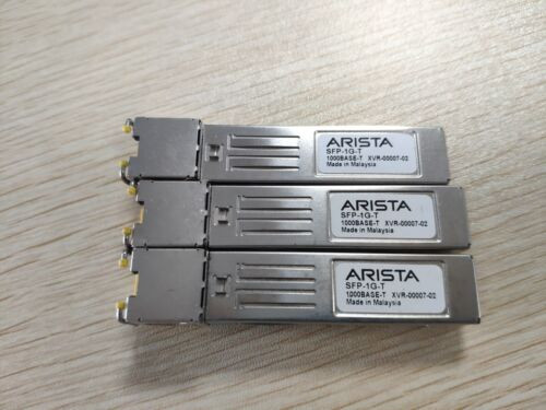 50Pcs Arista Sfp-1G-T 1000Base-T Rj-45 Xvr-00007-02 Original Fiber Optics
