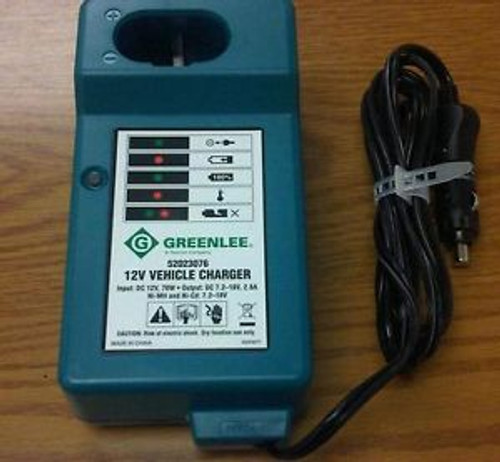 GREENLEE 23076 12V Vehicle Charger for ETS1212 Battery - NEW