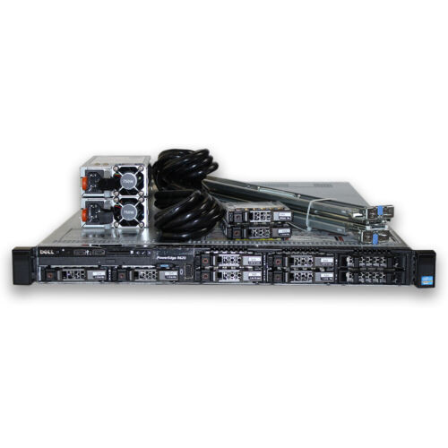 Dell Poweredge R620 Server 2X E5-2690 2.9Ghz 8C 32Gb 4X 600Gb 10K H710