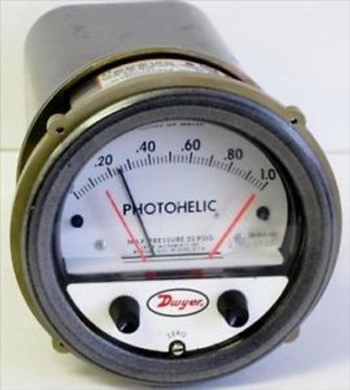 Dwyer A3001 A3000 Differential Pressure Gage Gauge Guage 0-1 One Inch - New