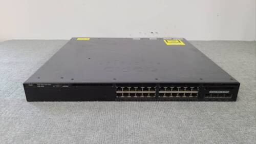 Cisco Catalyst Ws-C3650-24Ts-E 4X1G Uplink Ports Switch Color Black Used Japan