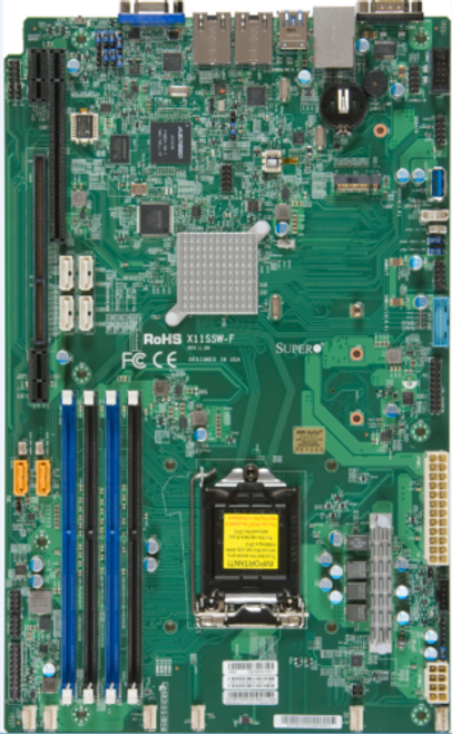 Supermicro Mbd-X11Ssw-F-(O/B) Motherboard Intel C236 Chipset Wio Dual Gbe