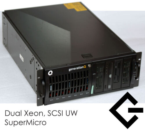 19 " 48Cm Quantel Serveur Scsi Contrôleur U320 2X Xeon Mainboard Supermicro