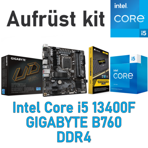 Intel Core I5 13400F ? Gigabyte B760 Desktop Board ? Ddr4 Pc Memory Bundle Gaming Kit-