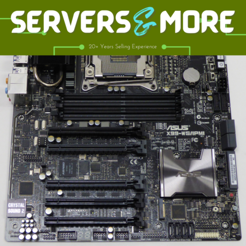 Asus X99-Ws/Ipmi Motherboard + Plate  Intel Xeon E5-2650 V4  256Gb Ecc Ddr4