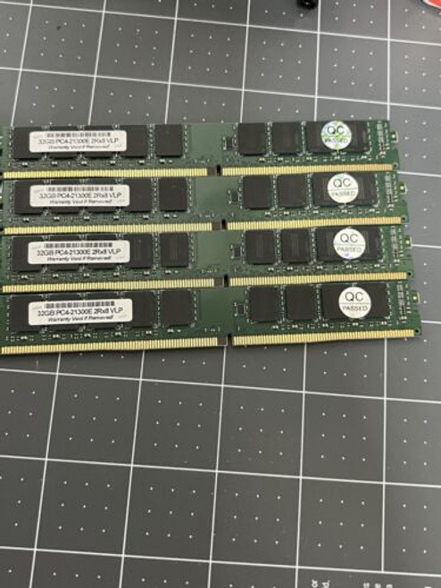 128Gb (32Gb X 4) Pc4-21300E Unbuffered Registered Server Memory