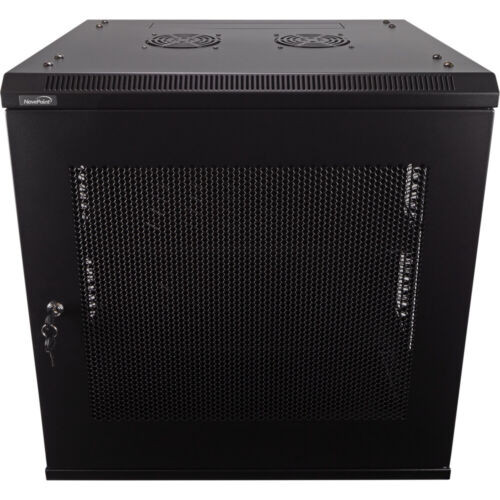 12U It Wall Mount Network Server Data Cabinet Rack Perforated Door W/Shelves