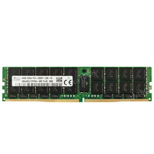 For Hynix 64Gb 4Drx4 Ddr4-2933Y-Ld2 2933Mhz Ecc Registered Lrdimm Sdram Memory