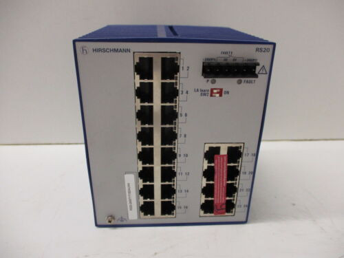Hirschmannn Rs20 Rail Switch Rs20-2400T1T1Sdauhh Industrial Ethernet Switch